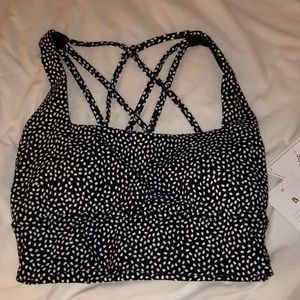buffbunny revolution sports bra bossy print